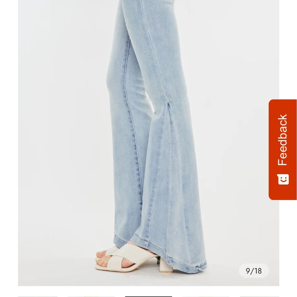 Kancan Thandie High Rise Flare Jeans